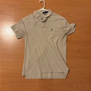 Ralph Lauren Light Gray Polo Shirt for Men